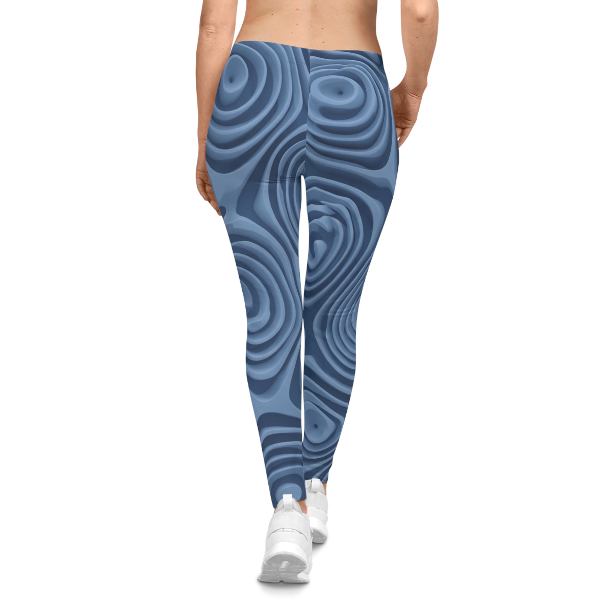 Women's Blue Wave Leggings