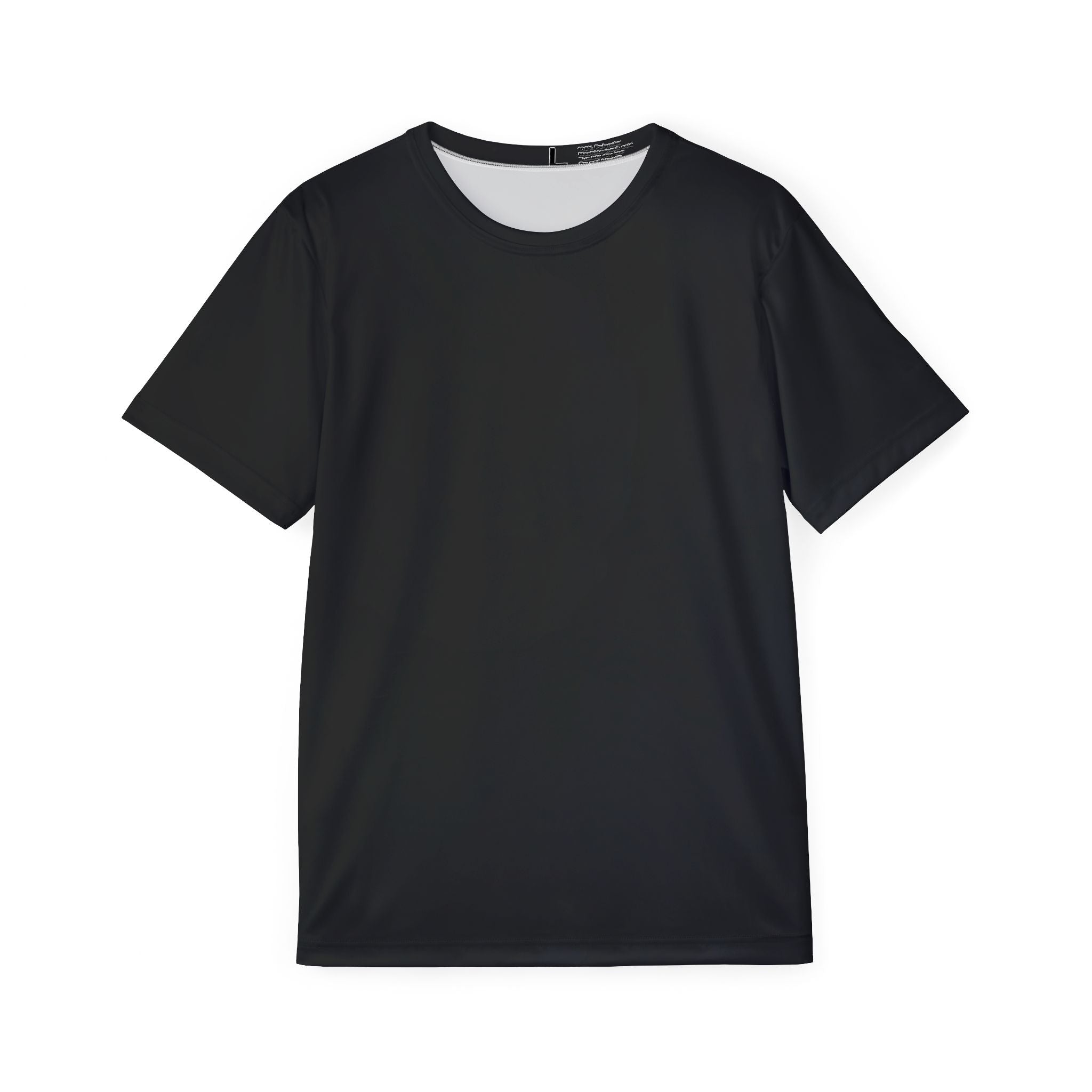 Men's Black Performance Sports Jersey