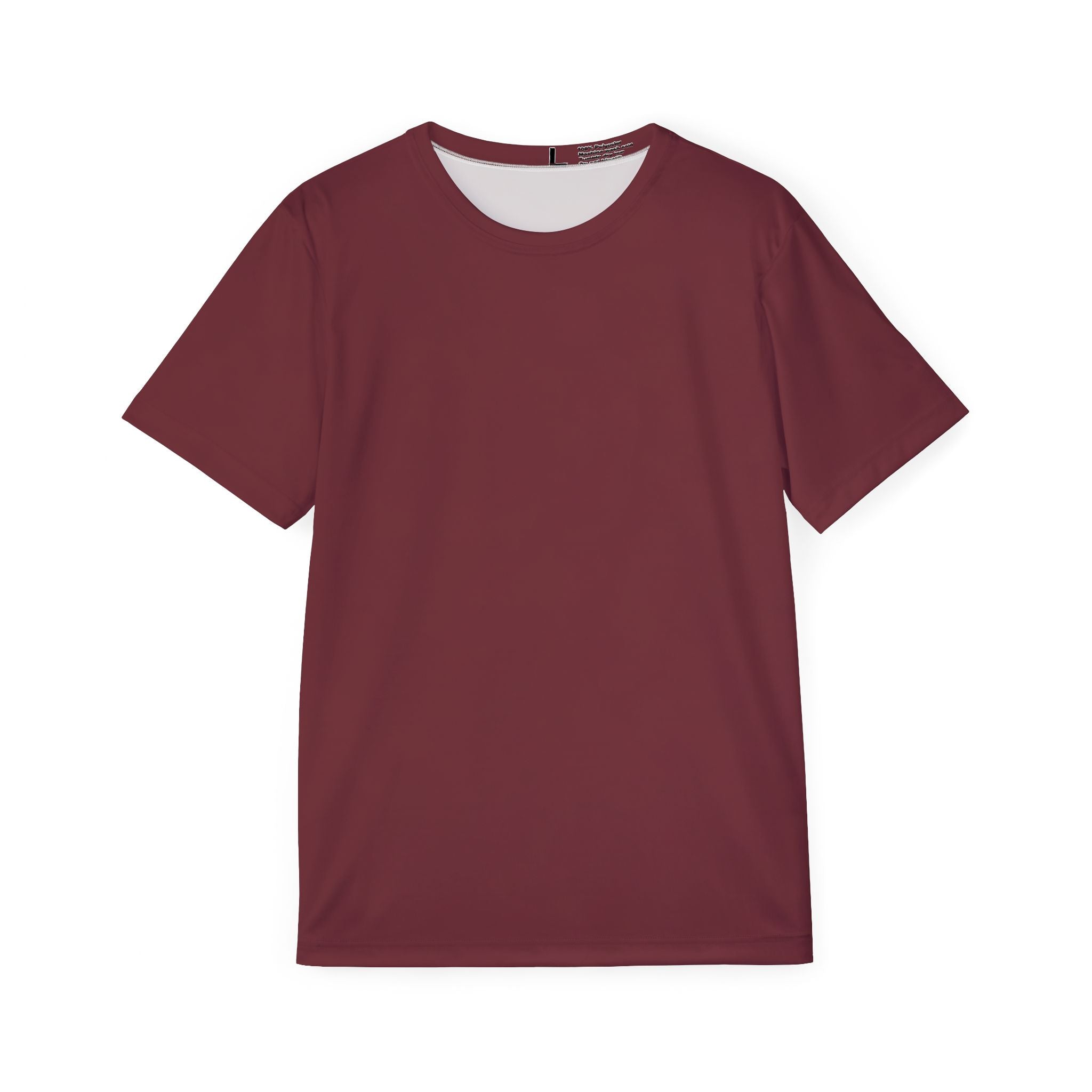 Men's Wine Red Performance Sports Jersey