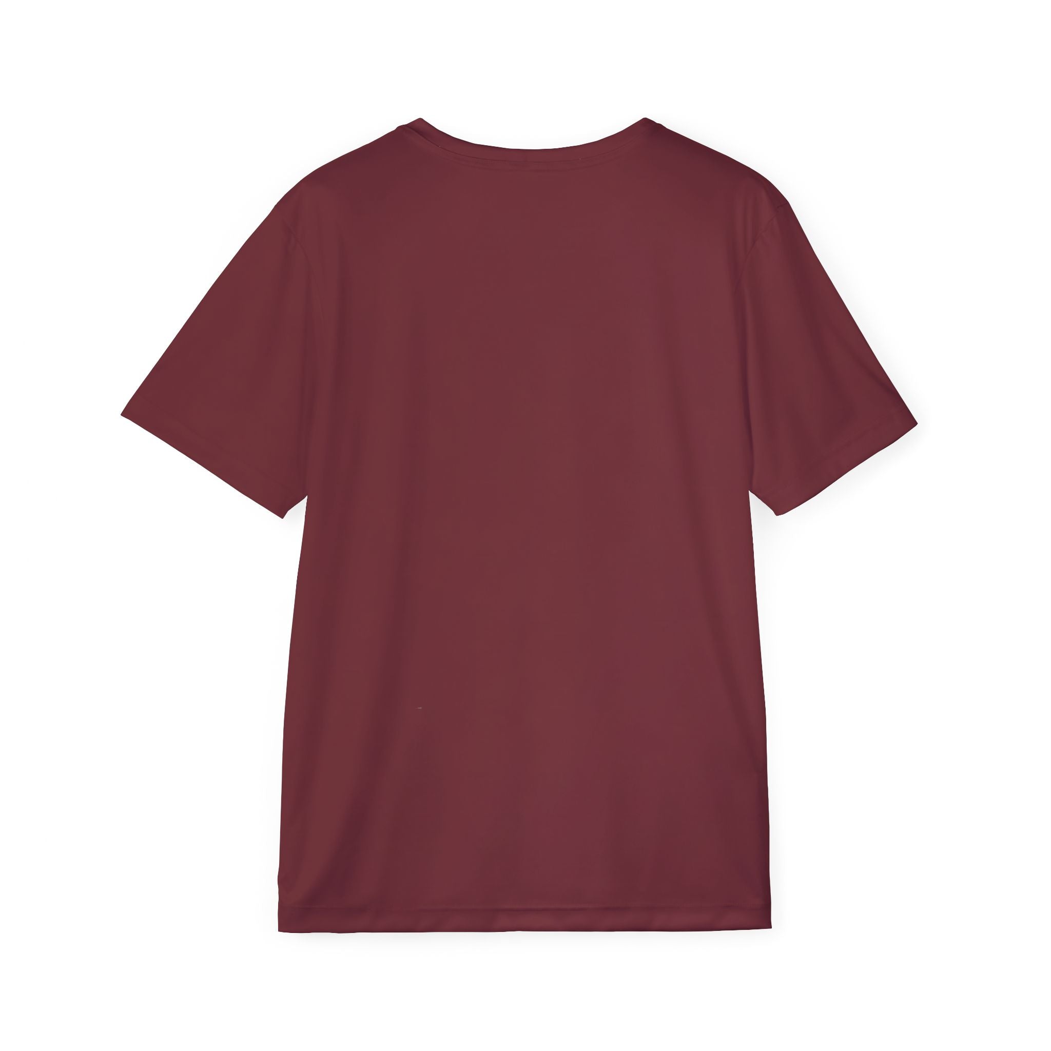 Men's Wine Red Performance Sports Jersey
