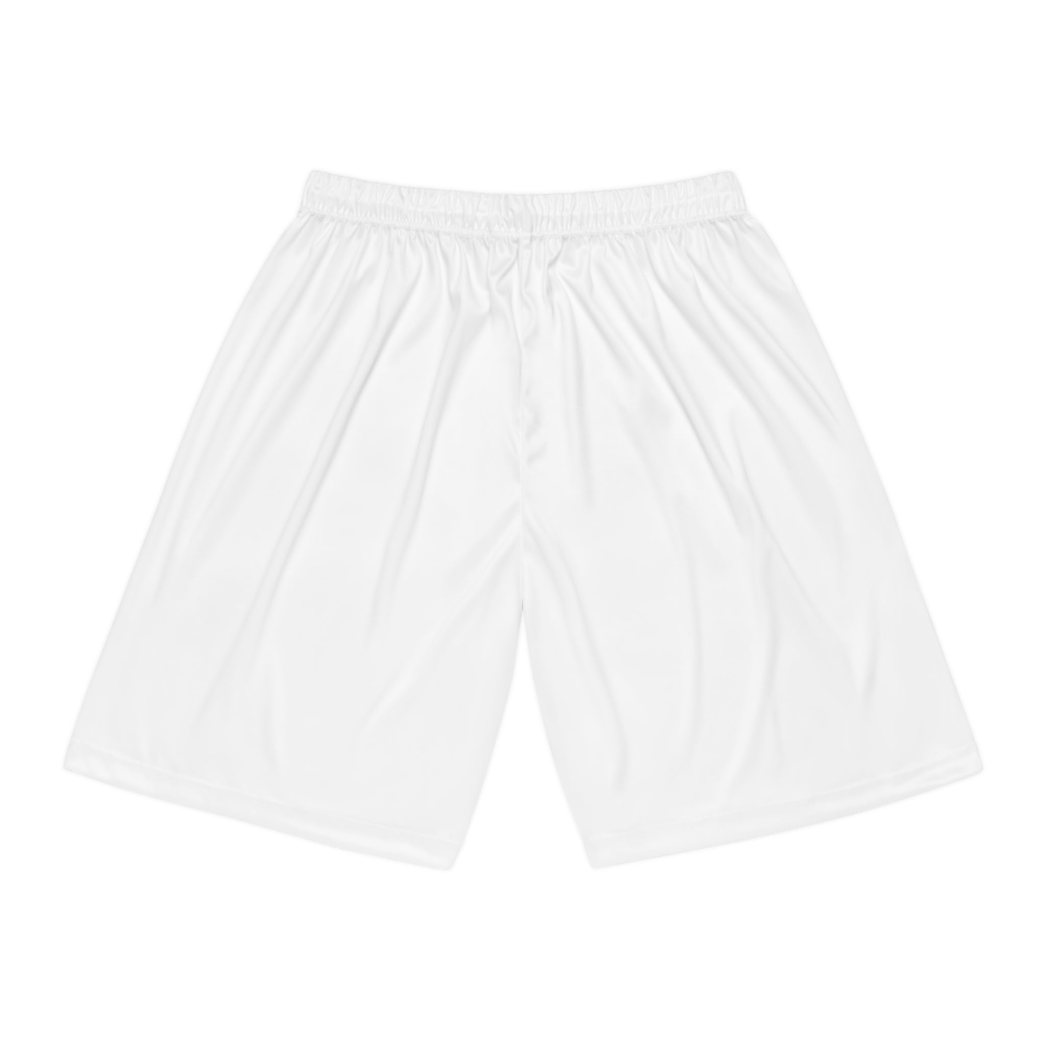 Men's White Basketball Shorts