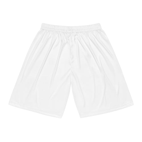 Men's White Basketball Shorts